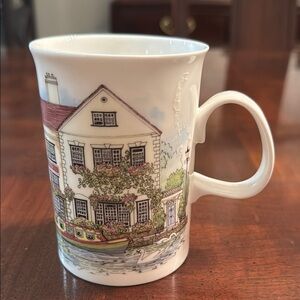 Dunoon Fine Bone China Scotland Village Inn Designed by Sue Scullard Mug Cup